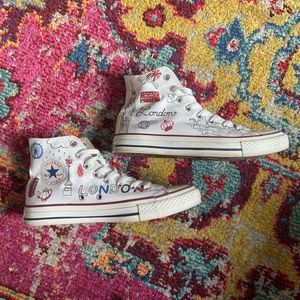Hand drawn Converse Hi-Top Chuck Taylors